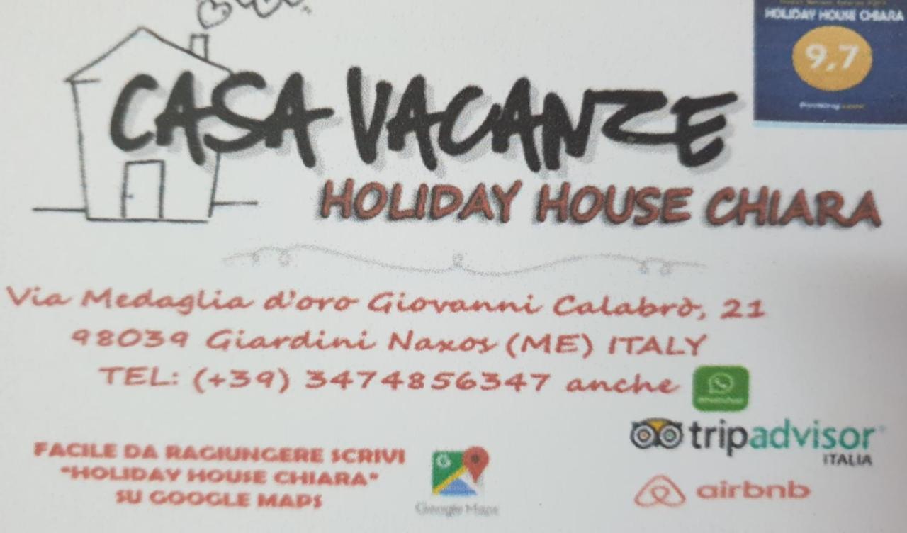 Holiday House Chiara Джардини-Наксос Экстерьер фото